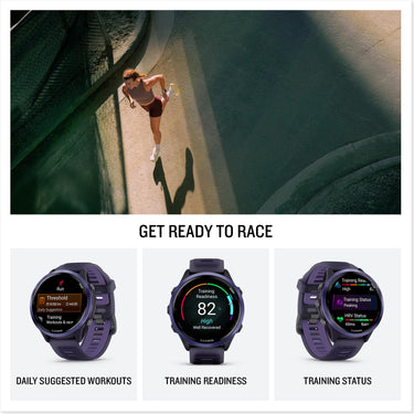 Garmin Forerunner 570 - 47mm GPS Smartwatch, Aluminum and Purple/Indigo Band