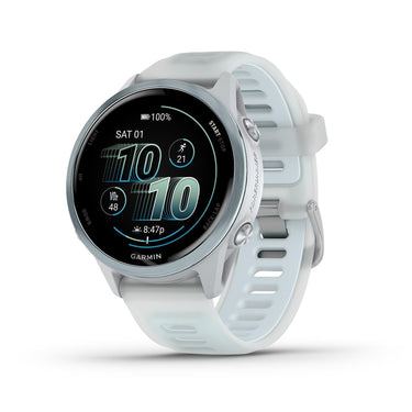 Garmin Forerunner 570 - 42mm GPS Smartwatch, Aluminum and Whitestone/Blue Band