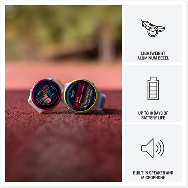 Garmin Forerunner 570 - 42mm GPS Smartwatch, Aluminum and Bone/Mango Band