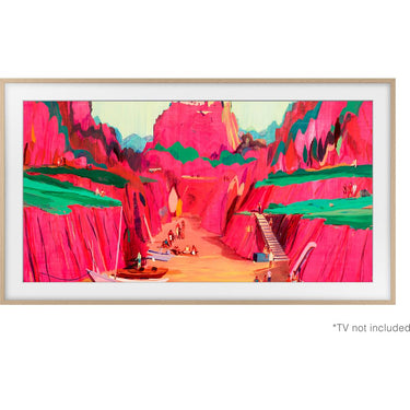 Samsung 85" The Frame Customizable Bezel, Modern Teak - VG-SCFF85TKBZA (2025)