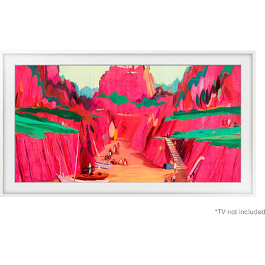 Samsung 85" The Frame Customizable Bezel, Modern White - VG-SCFF85WTBZA (2025)