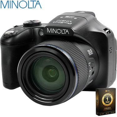 Minolta MN67Z 20MP HD Bridge Digital Camera w/67x Optical Zoom Open Box +1 Year Warranty