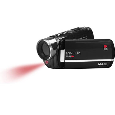 Minolta MN88V 24MP Night Vision Digital Camcorder w/16GB Card Open Box + 1 Year Warranty