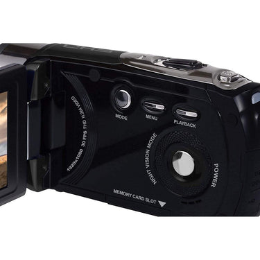Minolta MN88V 24MP Night Vision Digital Camcorder w/16GB Card Open Box + 1 Year Warranty