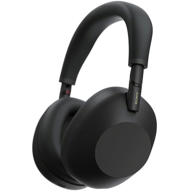 Sony Best Wireless Noise Canceling Headphones Black with Wood Headphone Stand