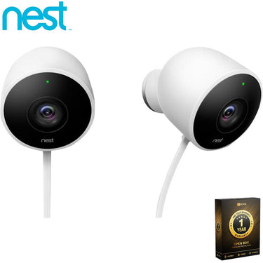 Nest Wired Outdoor Security Standard Surveillance 2 Pack - Open Box + 1 Year Warranty