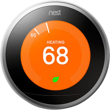 Nest Learning Thermostat (3rd Generation; Stainless Steel) Open Box + 1 Year Warranty