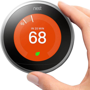 Nest Learning Thermostat (3rd Generation; Stainless Steel) Open Box + 1 Year Warranty