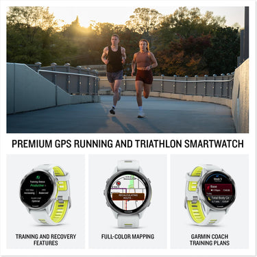 Garmin Forerunner 970 GPS Smartwatch +Dust Cover (3Pack) +Protector +2 Yr Warranty Pack