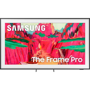 Samsung 75" The Frame Pro Neo QLED 4K TV (2025) w/ Teak Bezel + Protection Bundle
