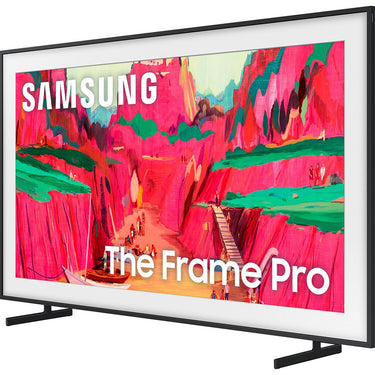 Samsung 85" The Frame Pro Neo QLED 4K TV (2025) w/ Brown Bezel + Protection Bundle