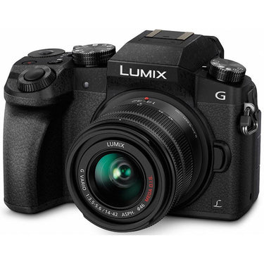 Panasonic LUMIX G7 Interchangeable 4K DSLM Camera w/14-42mm Lens Open Box + 1 Yr Warranty