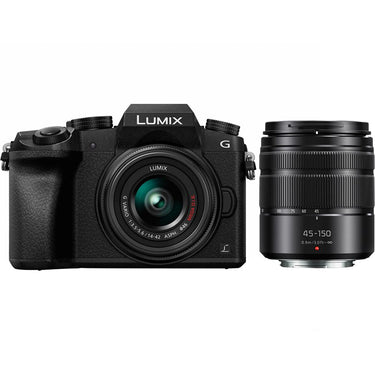 Panasonic LUMIX G7 Digital Camera w/ LUMIX G VARIO Lenses - Open Box + 1 Year Warranty