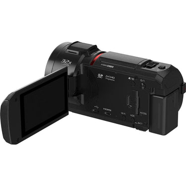 Panasonic 4K Ultra HD 24x Opt. Zoom Camcorder w/ 25mm Wide Lens Open Box + 1 Year Warranty