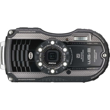 Pentax WG-3 16MP Black Waterproof Shockproof Digi Cam - Open Box + 1 Year Warranty
