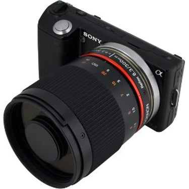 Rokinon 300mm F6.3 Mirror Lens for Sony E-Mount (Black) - Open Box with 1 Year Warranty