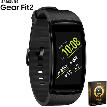 Samsung Gear Fit2 Pro Fitness Smartwatch - Black, Large (OPEN BOX) with 1 Year Warranty