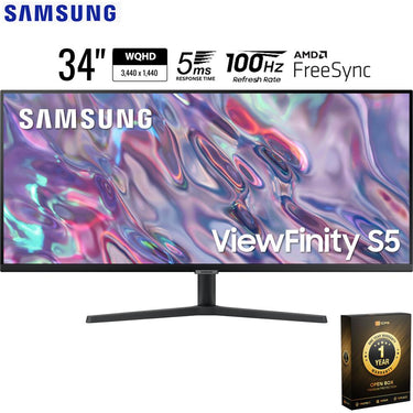 Samsung 34" ViewFinity S50GC Series HDR Ultrawide Monitor Open Box with 1 Year Warranty