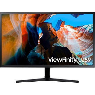 Samsung 32 ViewFinity UJ590 UHD Monitor - Dark Gray/Blue - Open Box with 1 Year Warranty