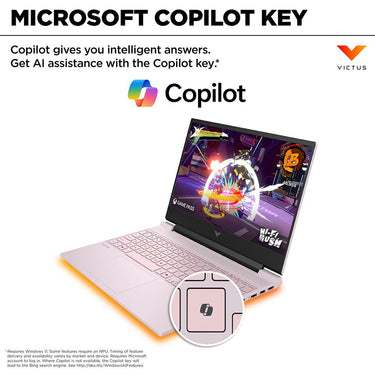 Hewlett Packard VICTUS 15-fa2445nr 15.6" Intel i5-13420H 8GB/512GB Gaming Laptop, Pink