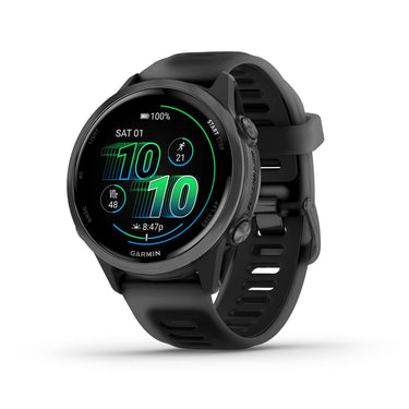 Garmin Forerunner 570 42mm GPS Smartwatch, Aluminum & Black Band + Accessories Bundle