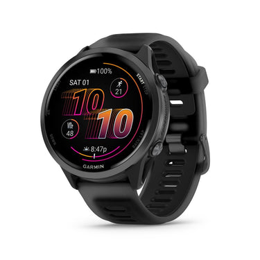 Garmin Forerunner 570 47mm GPS Smartwatch, Aluminum & Black Band + Accessories Bundle