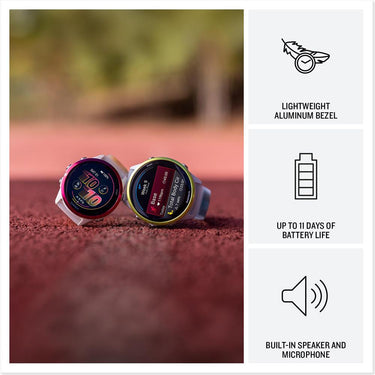 Garmin Forerunner 570 47mm GPS Smartwatch, Aluminum + Accessories Bundle