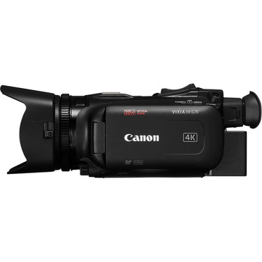 Canon Vixia HF G70 UHD 4K Camcorder Bundle Lexar 64GB SDXC Memory Card + Camera Bag