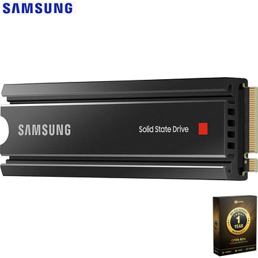 Samsung 980 PRO with Heatsink PCIe 4.0 NVMe SSD 2TB f/ PC/PS5 OPEN BOX + 1 Year Warranty