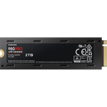 Samsung 980 PRO with Heatsink PCIe 4.0 NVMe SSD 2TB f/ PC/PS5 OPEN BOX + 1 Year Warranty