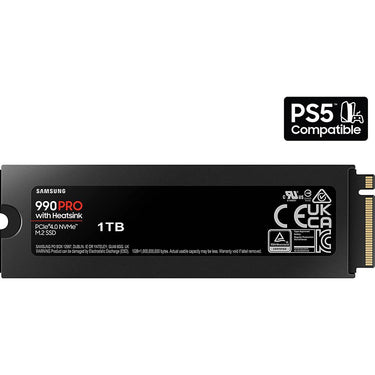 Samsung 990 PRO Heatsink PCIe 4.0 NVMe SSD 1TB (MZ-V9P1T0CW) OPEN BOX + 1 Year Warranty