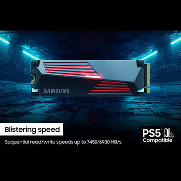 Samsung 990 PRO Heatsink PCIe 4.0 NVMe SSD 1TB (MZ-V9P1T0CW) OPEN BOX + 1 Year Warranty