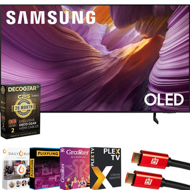 Samsung 83 inch OLED HDR 4K S85F Smart TV (2025) w/ 26 Month Protection Bundle