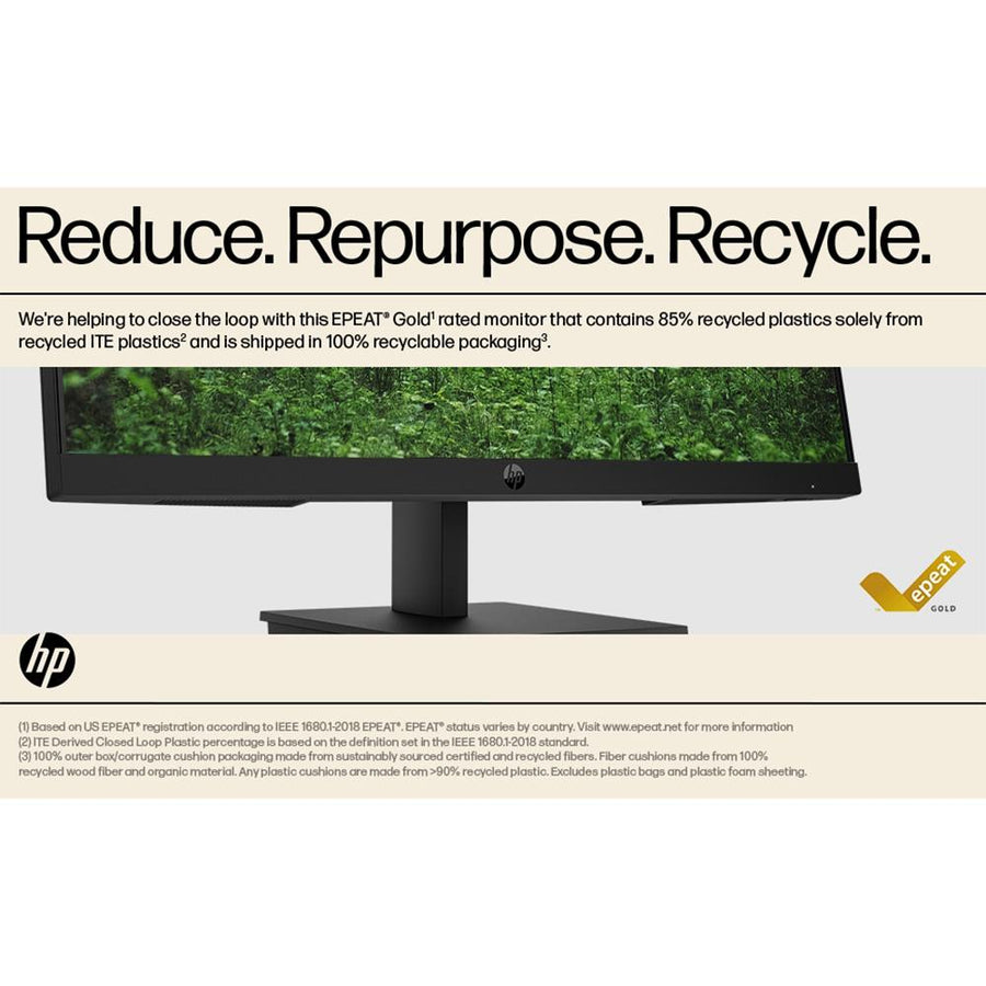 Hewlett Packard V24v G5 24" FHD 16:9 LCD Monitor, Black + 26 Month Protection Bundle