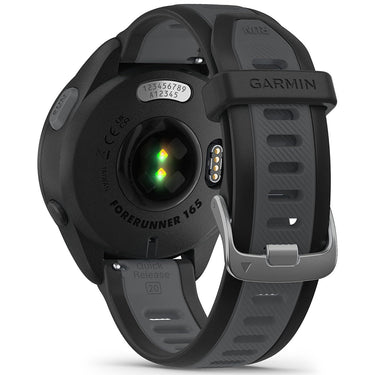 Garmin Forerunner 165 Music Sport Watch Black + Gray with Charging Dock Bundle