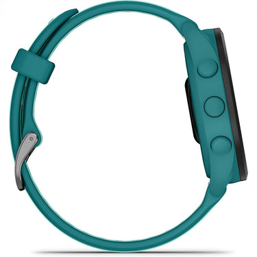 Garmin Forerunner 165 Music Smart Sport Watch, Turquoise +Aqua + 2 Year Warranty Bundle