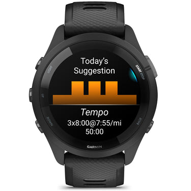 Garmin Forerunner 265 GPS Smartwatch - 46mm Black/Gray + 2 Year Warranty Bundle