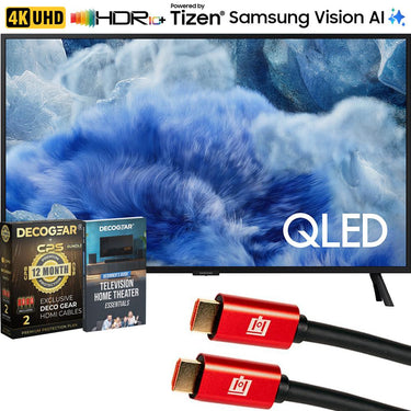 Samsung 32 inch QLED Q8F 4K Vision AI Smart TV (2025) w/ Extended Protection Bundle