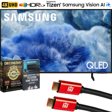 Samsung 50 inch QLED Q8F 4K Vision AI Smart TV (2025) w/ Extended Protection Bundle