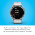 Garmin epix Gen 2, Premium Active Smartwatch, 47mm White Titanium, Factory Refurbished
