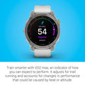 Garmin epix Gen 2, Premium Active Smartwatch, 47mm White Titanium, Factory Refurbished