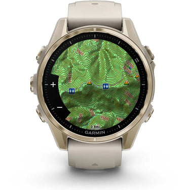 Garmin Fenix 8 43mm Smartwatch, AMOLED, Sapphire, Soft Gold + Accessories Bundle