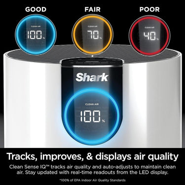 Shark HP200 Air Purifier MAX with Nanoseal HEPA, Cleansense IQ - Refurbished