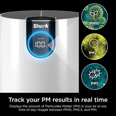 Shark HP200 Air Purifier MAX with Nanoseal HEPA, Cleansense IQ - Refurbished