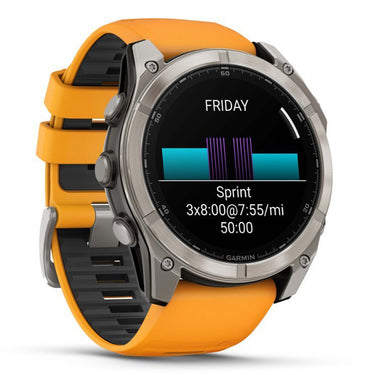 Garmin Fenix 8 51 mm, AMOLED Sapphire, Titanium Band + Charging Doc + Dust Cover