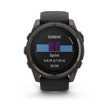 Garmin Fenix 8 47mm Smartwatch, Solar Sapphire + Accessories Bundle