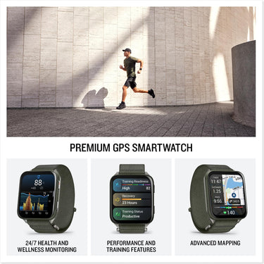 Garmin Venu X1 Premium GPS Smartwatch, Moss Titanium