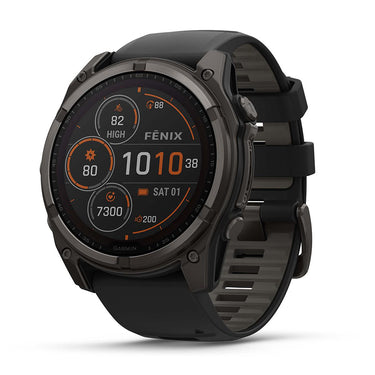 Garmin Fenix 8 51mm Smartwatch, Solar, Sapphire + Accessories Bundle