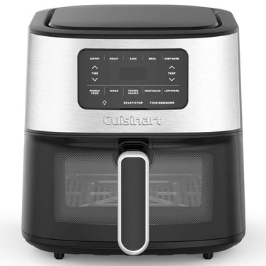 Cuisinart Air Fryer Oven 6-Qt Basket Air Fryer Stainless Steel + 2 Year Warranty