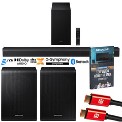 Samsung B-Series Soundbar 5.1 ch Subwoofer (2025) w/ SWA-9250S Rear Speaker Bundle